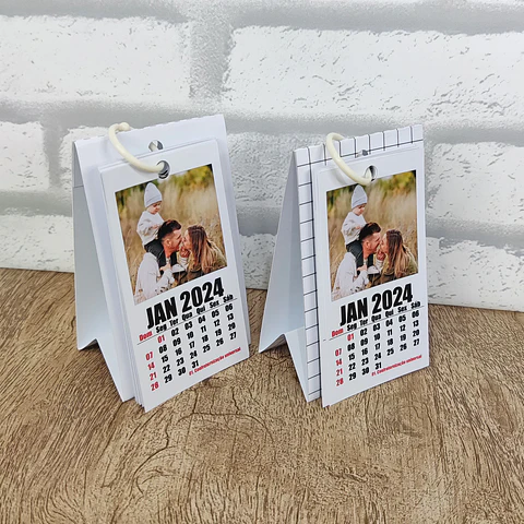 Arquivo Mini Calendário Polaroid 2024 em Pdf