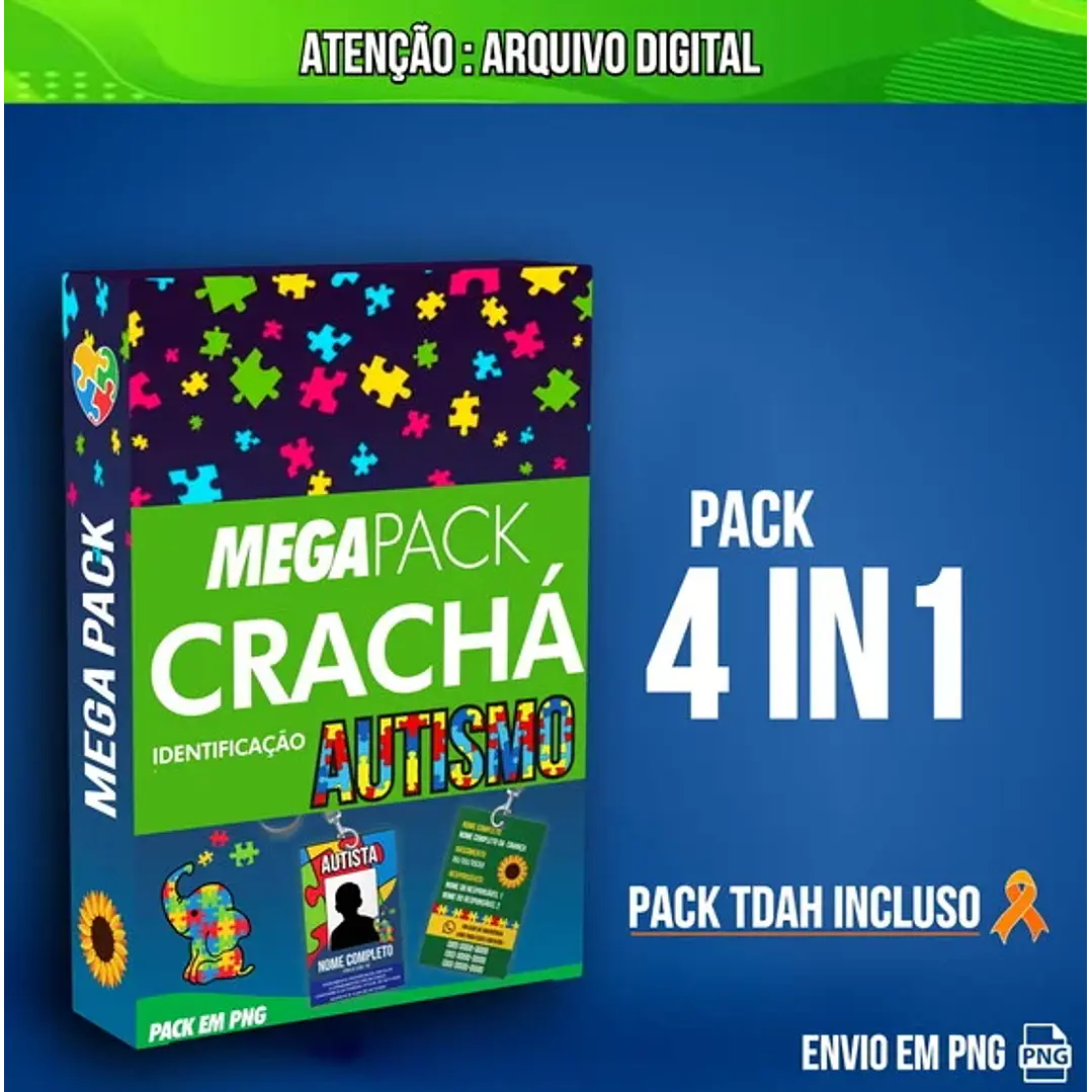 Arquivo Crachás prontos para Impressão em Png  1