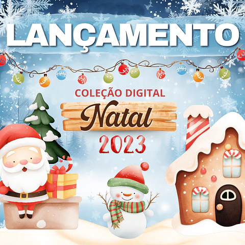 Kit Digital Natal 2023 Arquivos em Png 