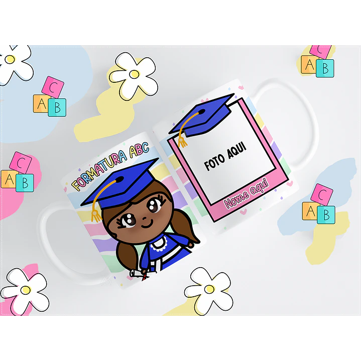 11 Artes para Caneca ABC Formatura Infantil Arquivos em Png 5