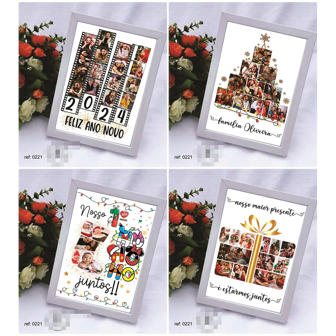 16 Artes para Sublimação Natal em CorelDraw 2