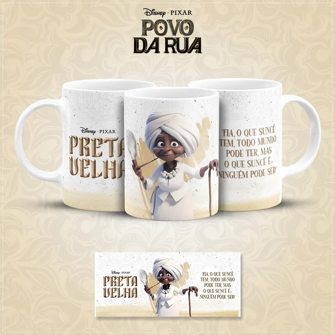 17 Artes para Canecas Povo de Rua Religião Pixar em Jpg 11