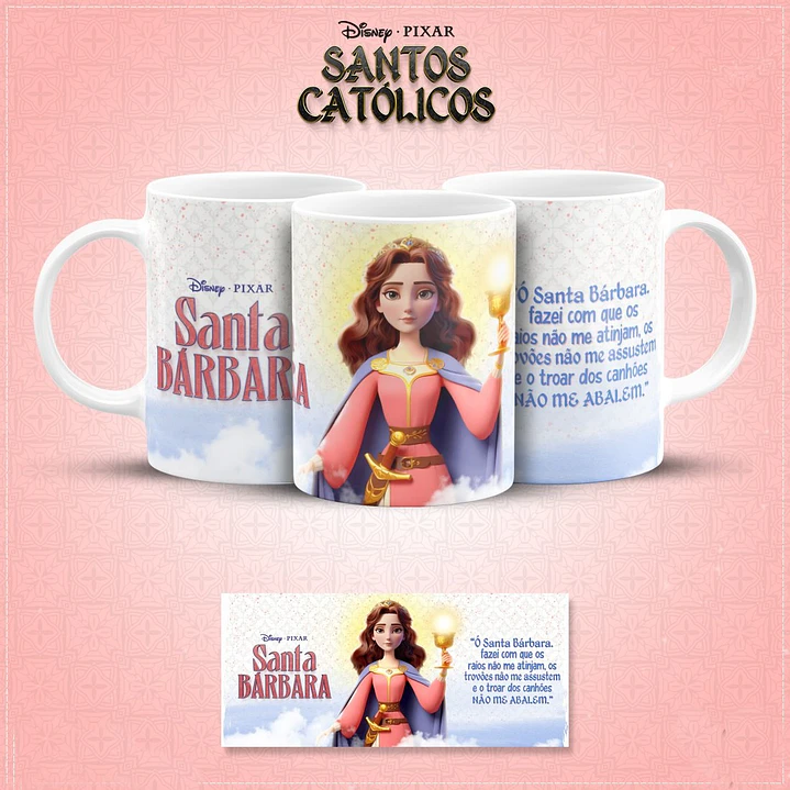 20 Artes para Caneca Santinhos Católicos Pixar em Jpg 2