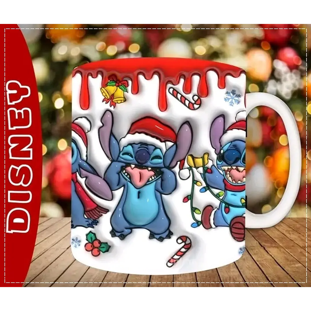 30 Artes para Caneca Natal 3d em Jpg 4