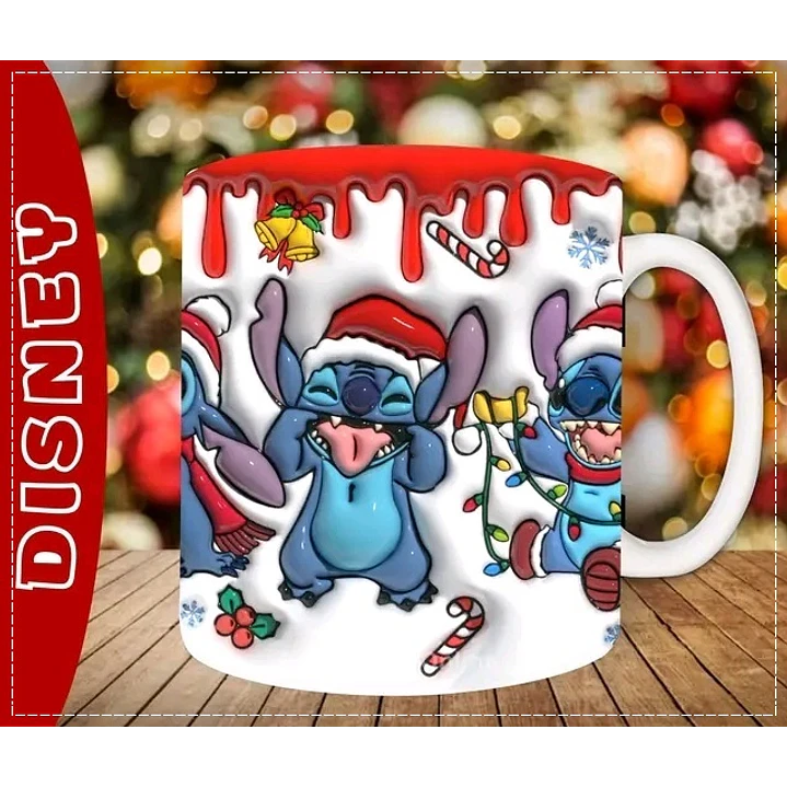 30 Artes para Caneca Natal 3d em Jpg 4