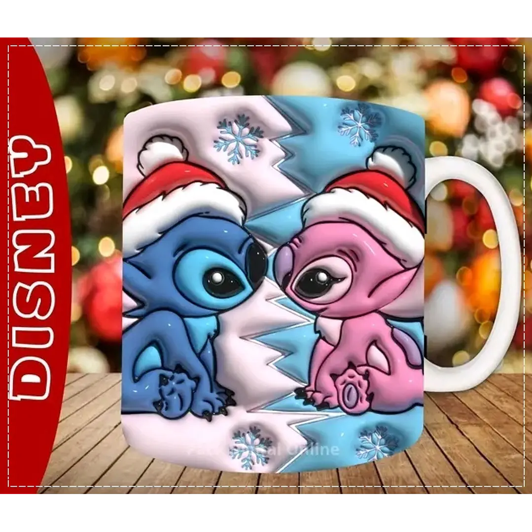 30 Artes para Caneca Natal 3d em Jpg 5