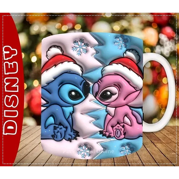 30 Artes para Caneca Natal 3d em Jpg 5