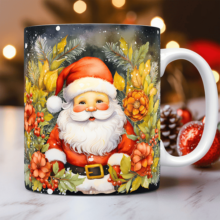 40 Artes para Caneca Natal 3d Arquivos Png 4