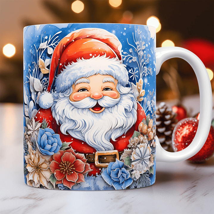 40 Artes para Caneca Natal 3d Arquivos Png 5
