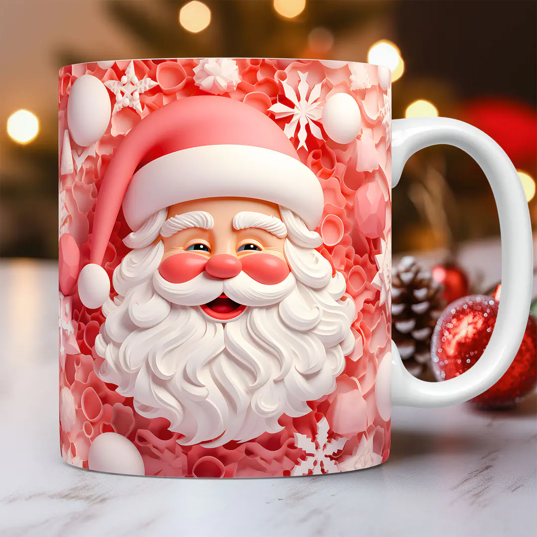 40 Artes para Caneca Natal 3d Arquivos Png 6