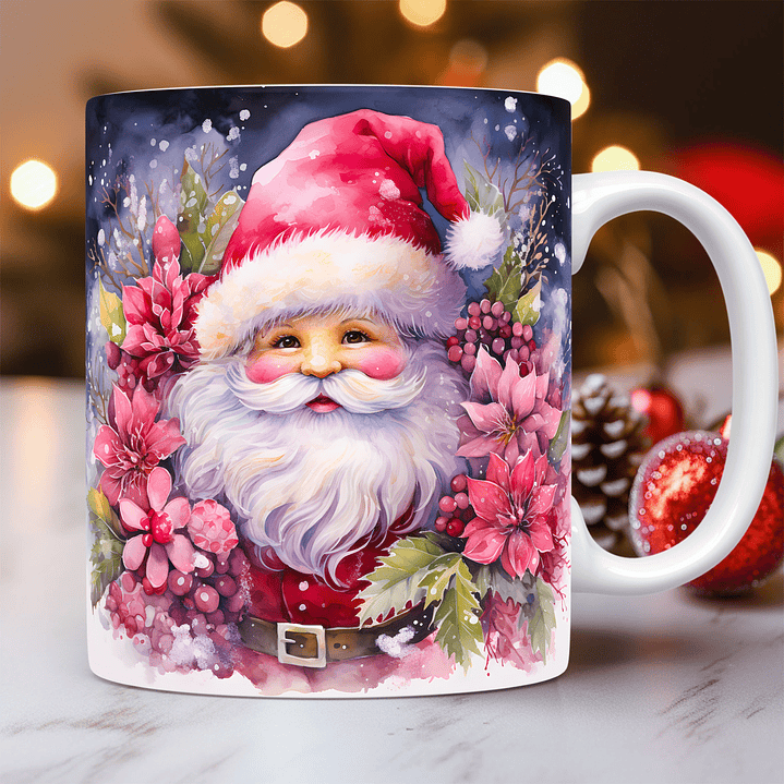 40 Artes para Caneca Natal 3d Arquivos Png 8