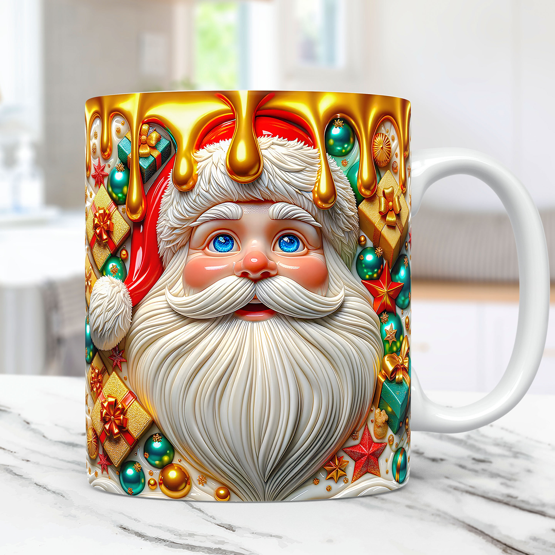 30 Artes para Caneca Natal 3d 2.0 Arquivos Png 5