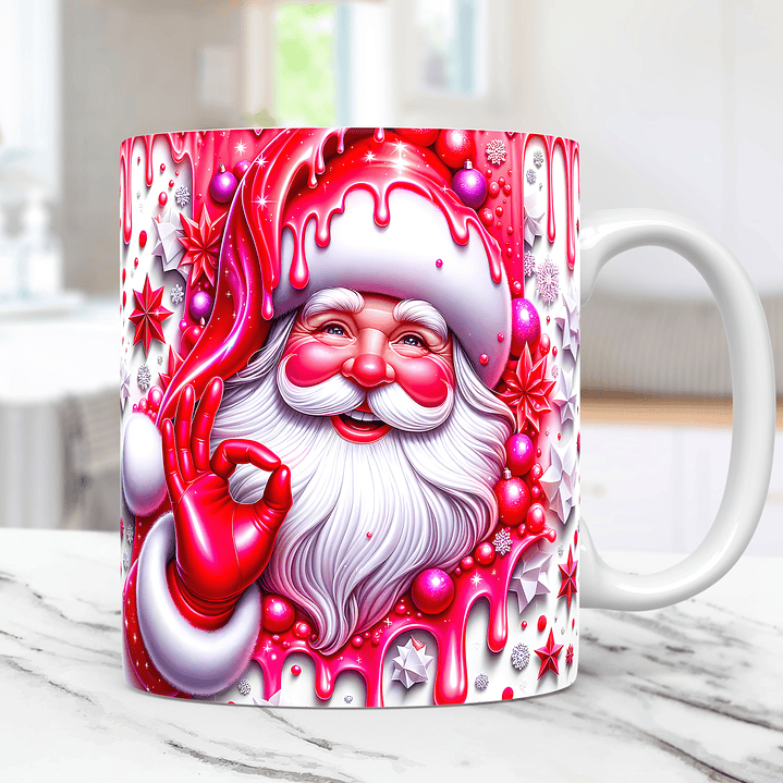 30 Artes para Caneca Natal 3d 2.0 Arquivos Png 9