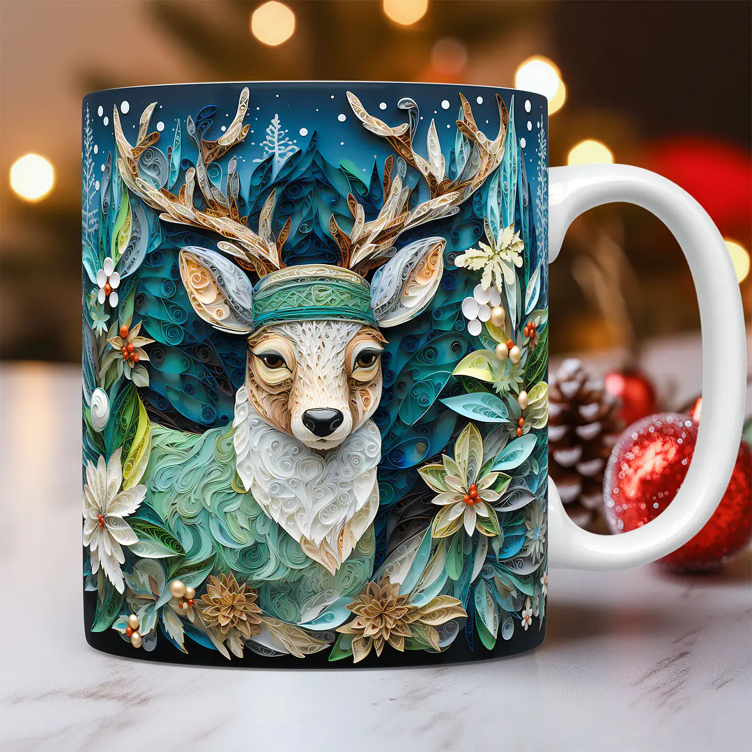 130 Artes para Caneca Natal 3d Arquivos Png 8