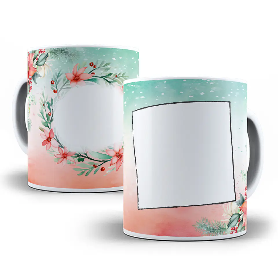 8 Artes Caneca Natal Arquivo em Jpg 3