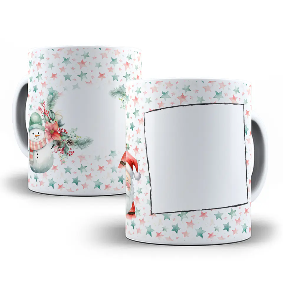 8 Artes Caneca Natal Arquivo em Jpg 5