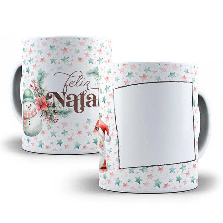 8 Artes Caneca Natal Arquivo em Jpg 6