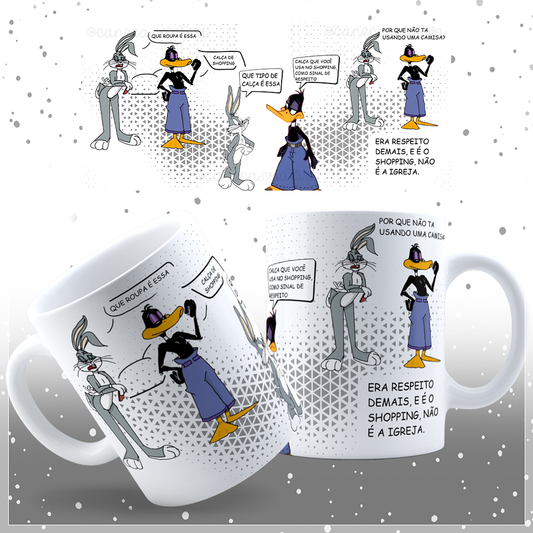 8 Artes para Caneca Patolino Animado Arquivos Jpg  6