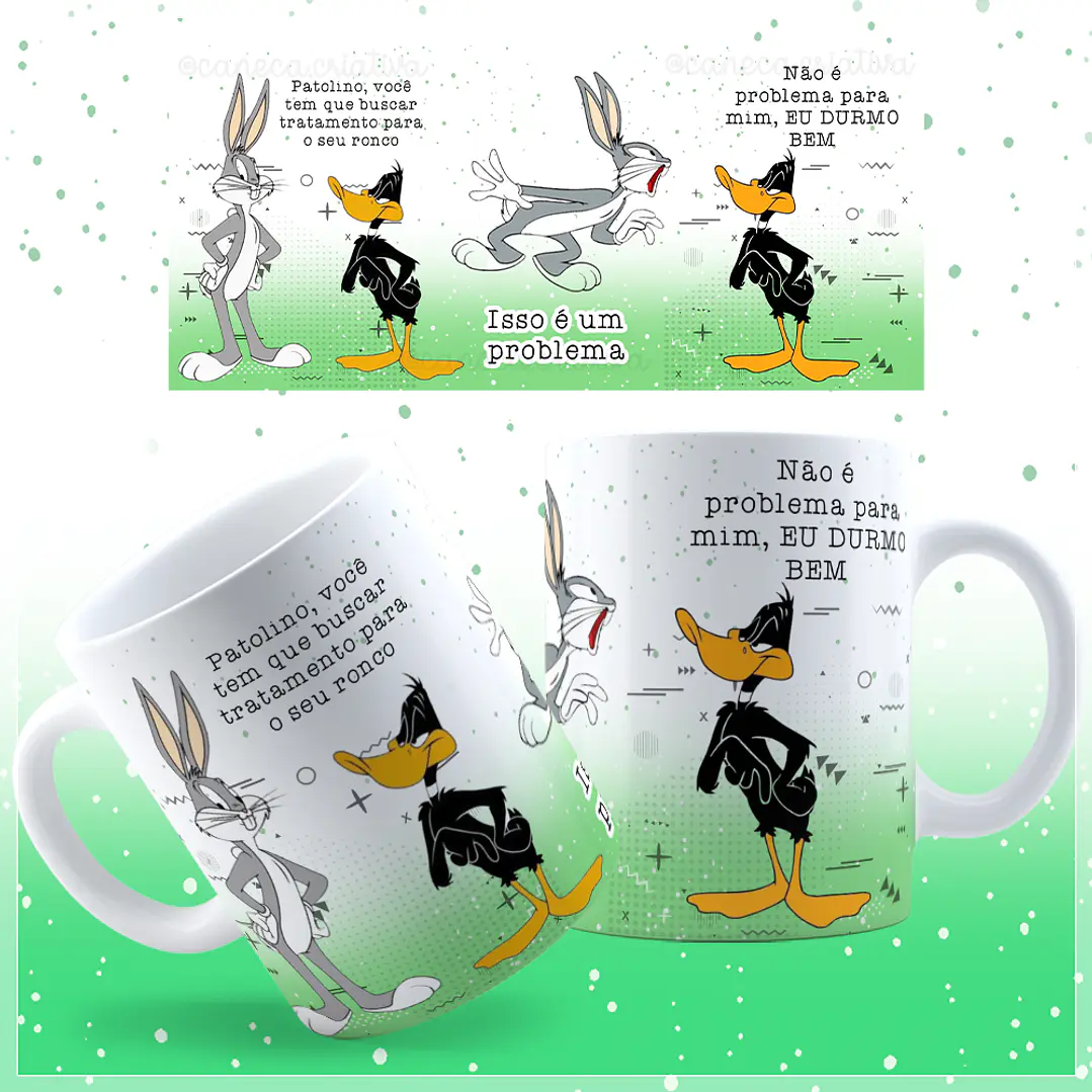 8 Artes para Caneca Patolino Animado Arquivos Jpg  7