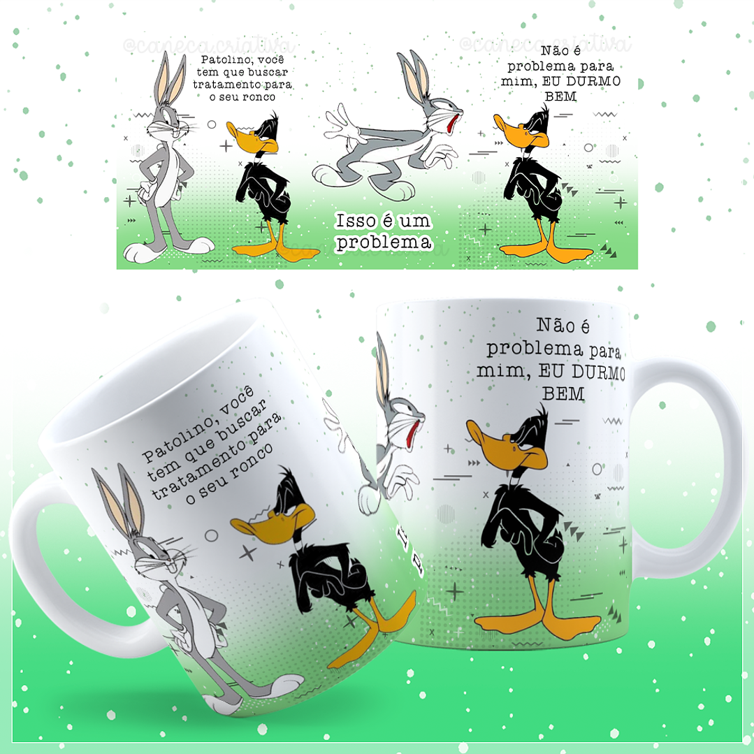 8 Artes para Caneca Patolino Animado Arquivos Jpg  7