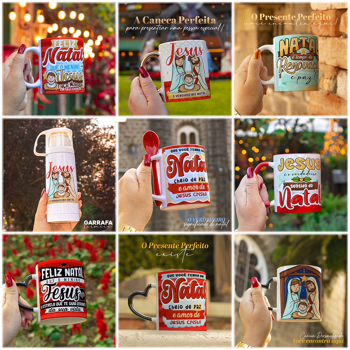 30 Artes para Caneca Natal de Jesus Arquivo em Jpg 1