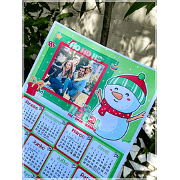 Arquivo Calendário Natal 2024 em Png