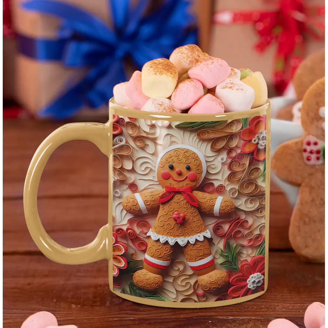 5 Artes para Caneca Biscoito Natalino Arquivo em Jpg  1