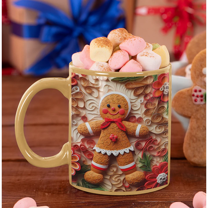 5 Artes para Caneca Biscoito Natalino Arquivo em Jpg  1