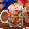 5 Artes para Caneca Biscoito Natalino Arquivo em Jpg 