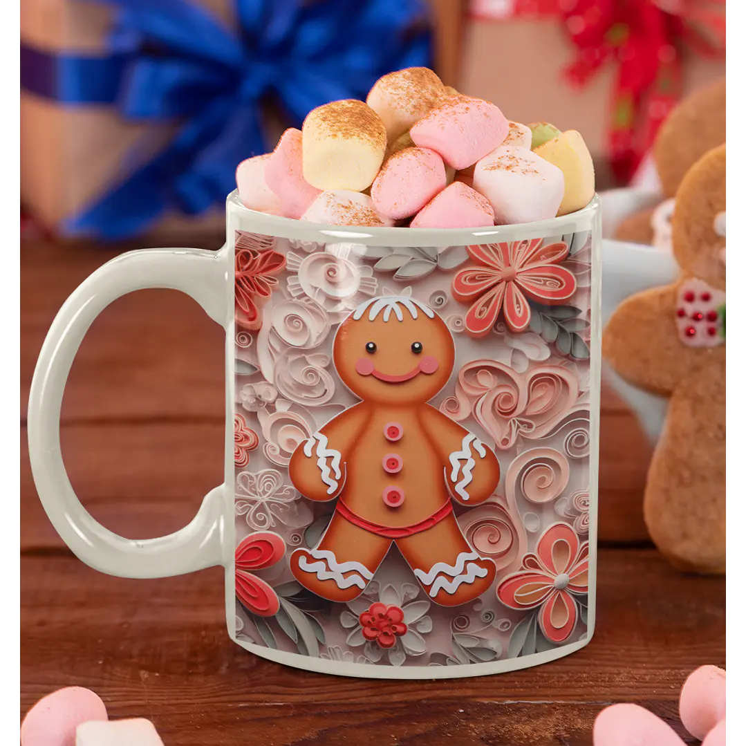 5 Artes para Caneca Biscoito Natalino Arquivo em Jpg  3