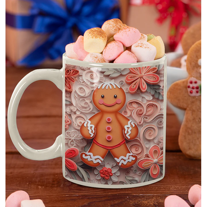 5 Artes para Caneca Biscoito Natalino Arquivo em Jpg  3