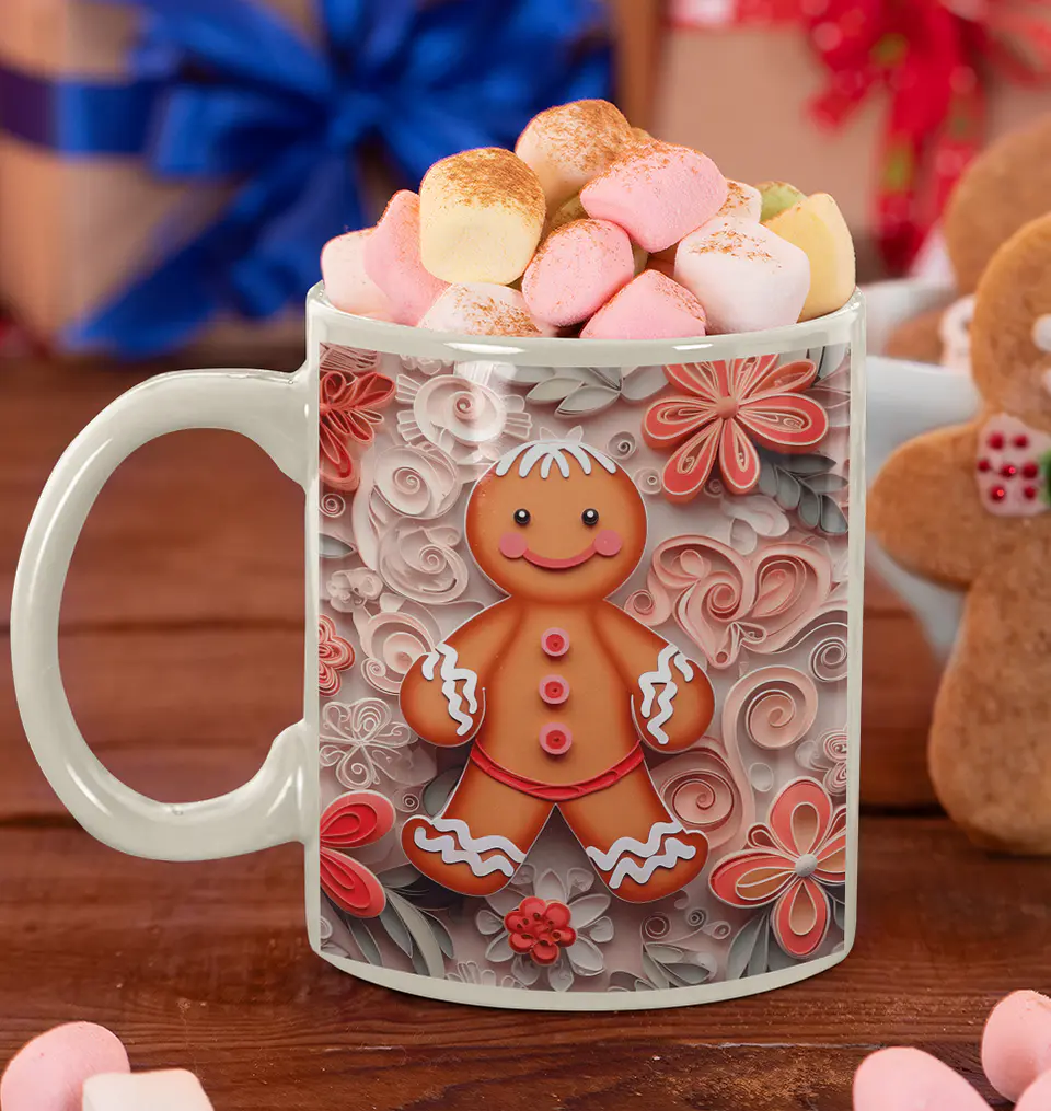 5 Artes para Caneca Biscoito Natalino Arquivo em Jpg  3
