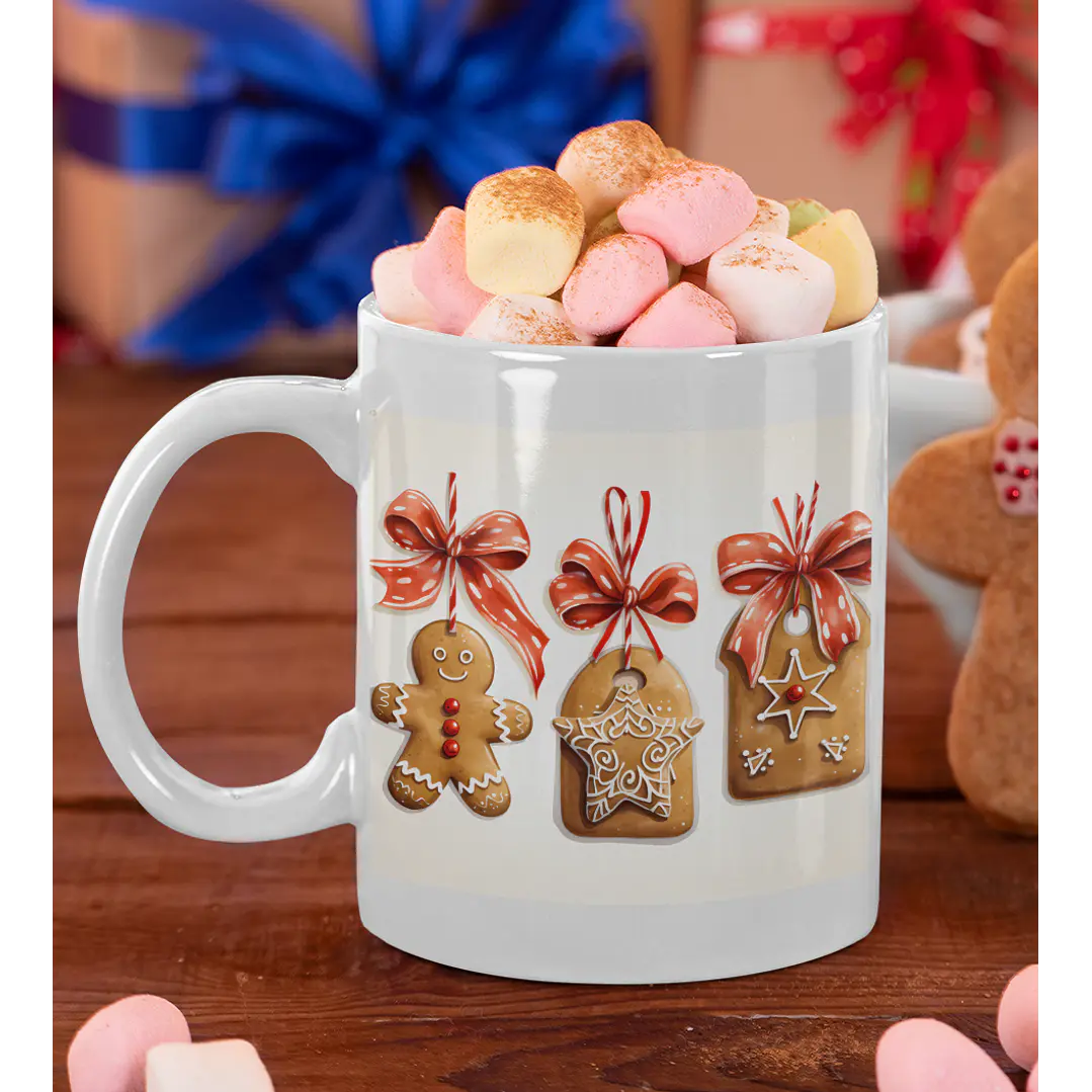 5 Artes para Caneca Biscoito Natalino Arquivo em Jpg  5