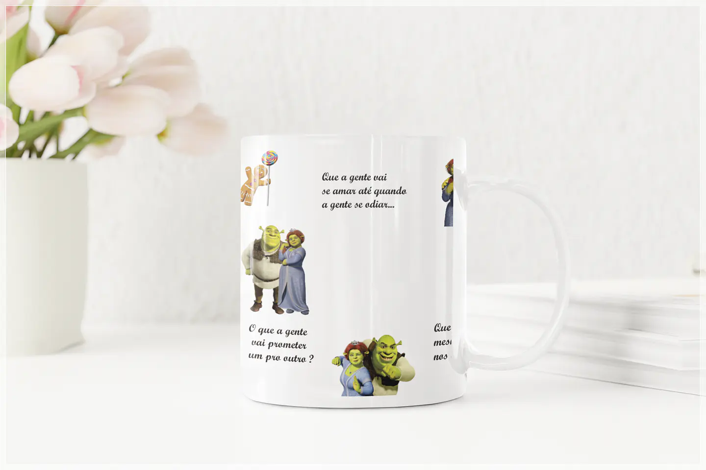 6 Artes para Caneca Oque a Gente vai Prometer um para o Outro Personagens Arquivo em Jpg  1