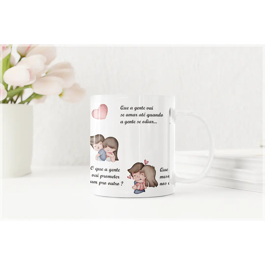 6 Artes para Caneca Oque a Gente vai Prometer um para o Outro Personagens Arquivo em Jpg  3