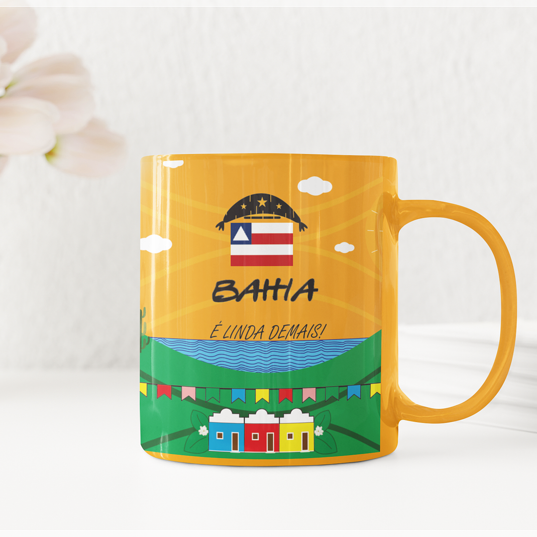 9 Artes para Caneca Estados do Nordeste Arquivo em CorelDraw 9