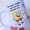 Arte Caneca Pra Viver comigo você tem que entender Bob Esponja Arquivo em Jpg