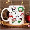 20 Artes para Caneca Gatinhos de Natal Arquivo em Jpg