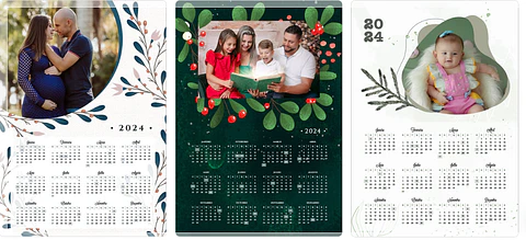 24 Artes para Calendários 2024 em Png