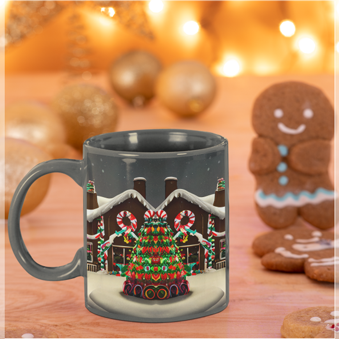 3 Artes Caneca Casa Natal Gengibre em Jpg  Sublimação Baixar Grátis 1