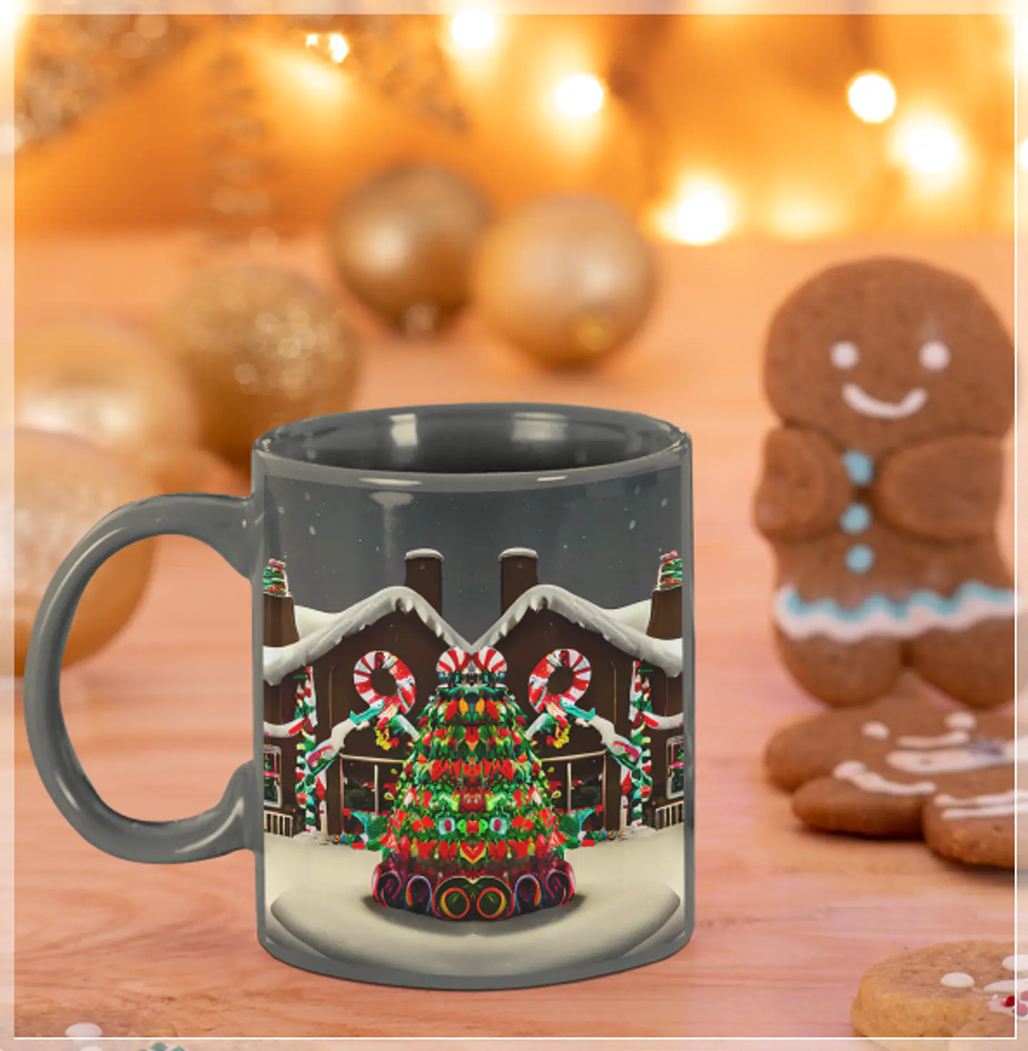 3 Artes Caneca Casa Natal Gengibre em Jpg  Sublimação Baixar Grátis 1