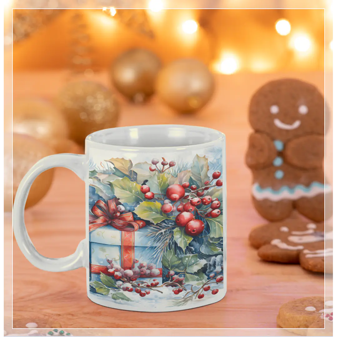 8 Artes para Caneca de Natal Diversos Arquivo em Jpg  4