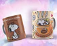 9 Artes para Caneca Snoop e Charlie Brow Arquivo em CorelDraw  - Miniatura 2