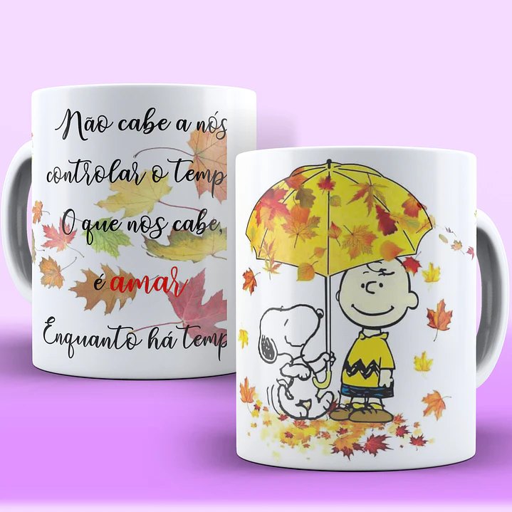 9 Artes para Caneca Snoop e Charlie Brow Arquivo em CorelDraw  4