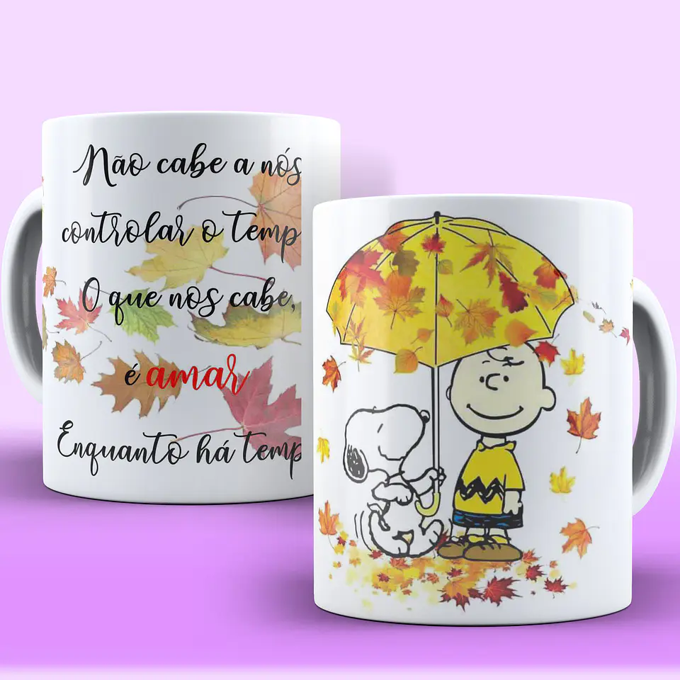 9 Artes para Caneca Snoop e Charlie Brow Arquivo em CorelDraw  4