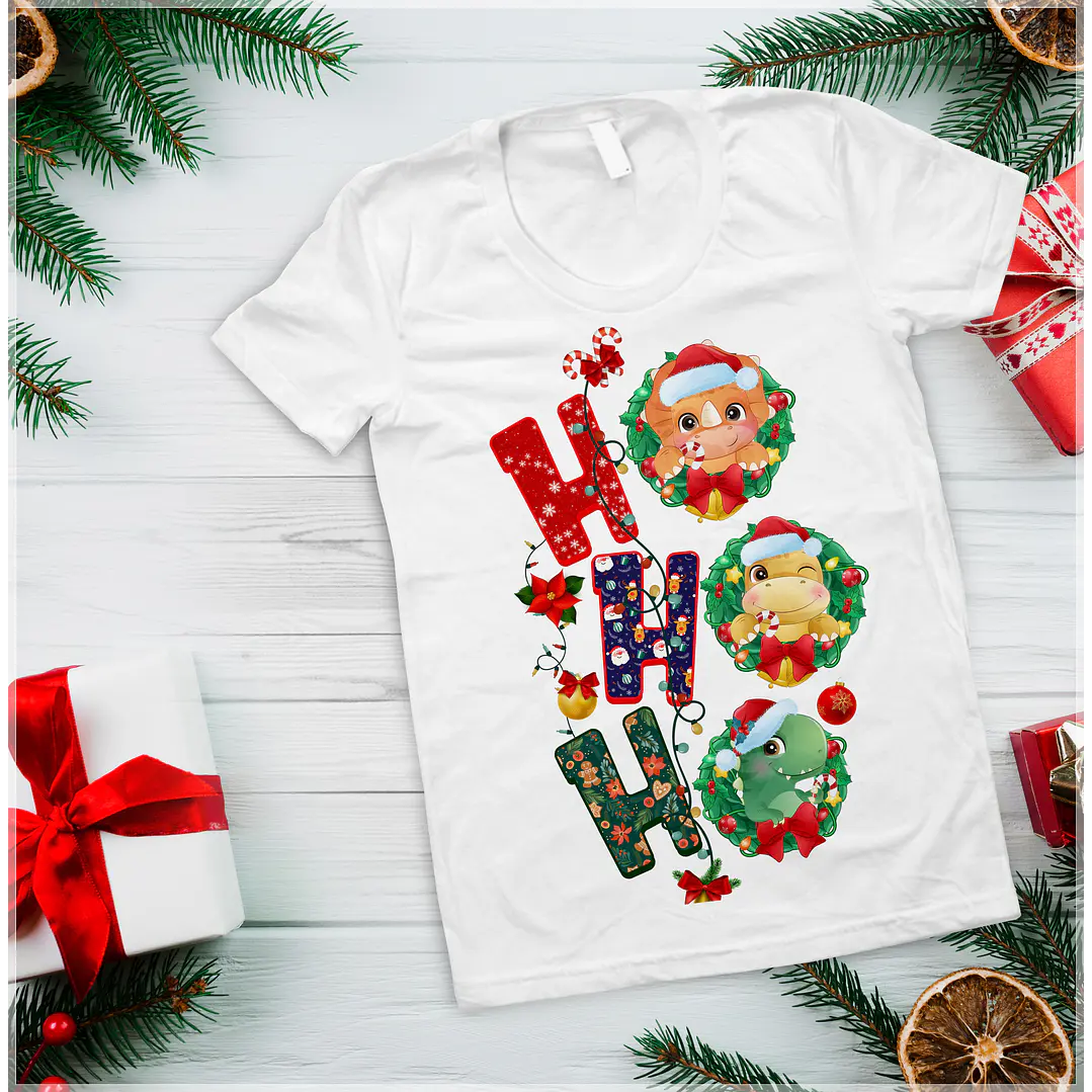 10 Artes para Camisa Ho Ho Ho Arquivo em Photoshop 1