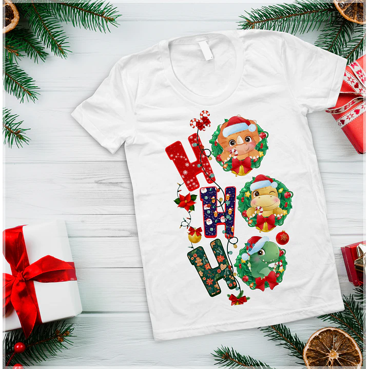 10 Artes para Camisa Ho Ho Ho Arquivo em Photoshop 1