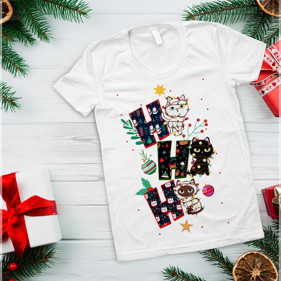 10 Artes para Camisa Ho Ho Ho Arquivo em Photoshop 2
