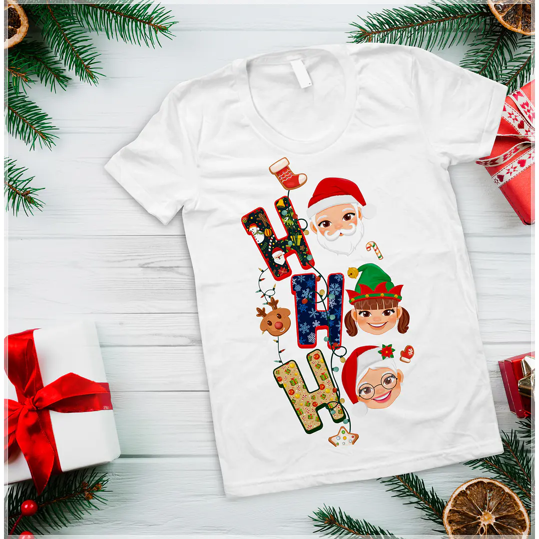 10 Artes para Camisa Ho Ho Ho Arquivo em Photoshop 3
