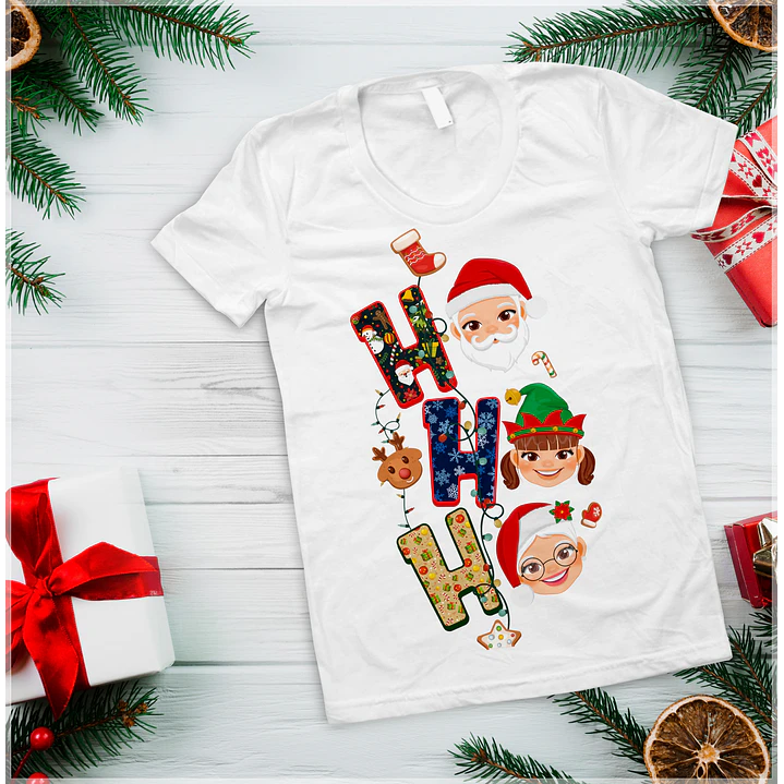 10 Artes para Camisa Ho Ho Ho Arquivo em Photoshop 3